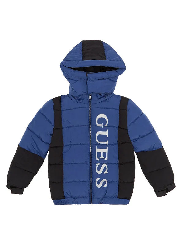 Blue Logo Padded Jacket (2-7)