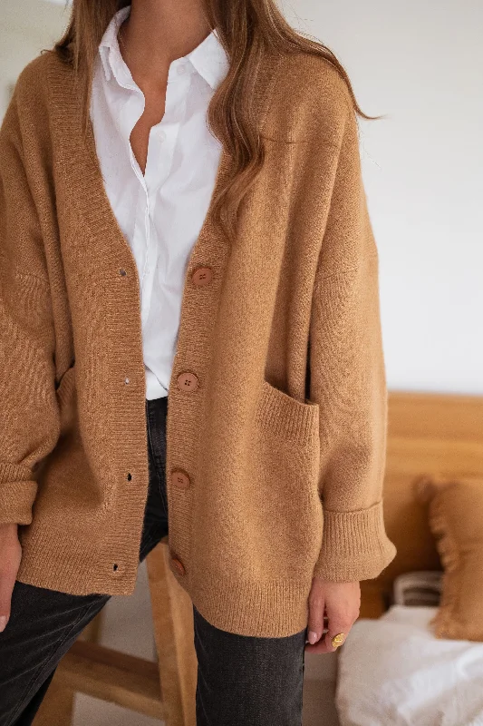 Camel Villers Cardigan