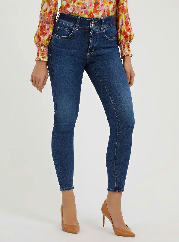 Eco High-Rise Shape Up Denim Jeans In Grounds Wash