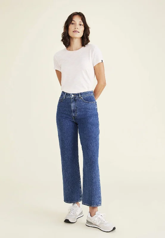 Jean Cut Pants, High Straight Fit