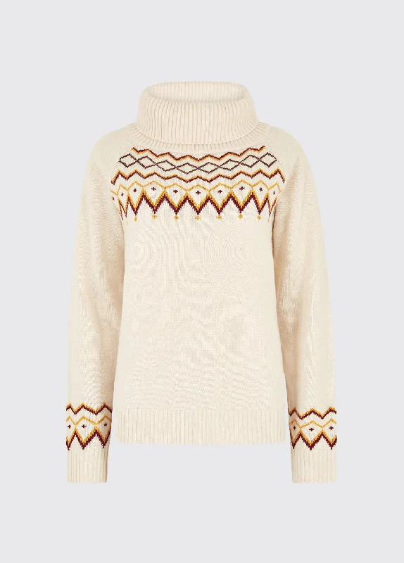 Riverstown Fair Isle Sweater - Chalk