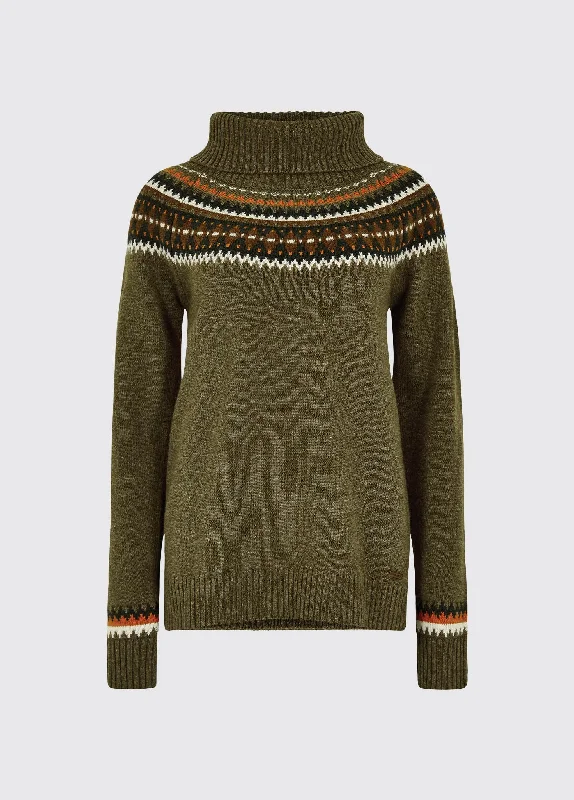 Riverdale Knitted Sweater - Dusky Green