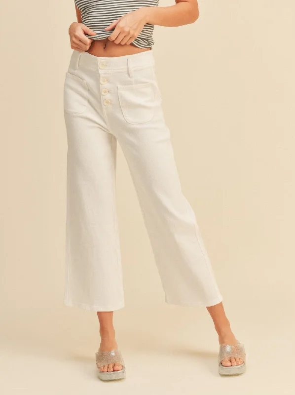 Pocket Trouser White