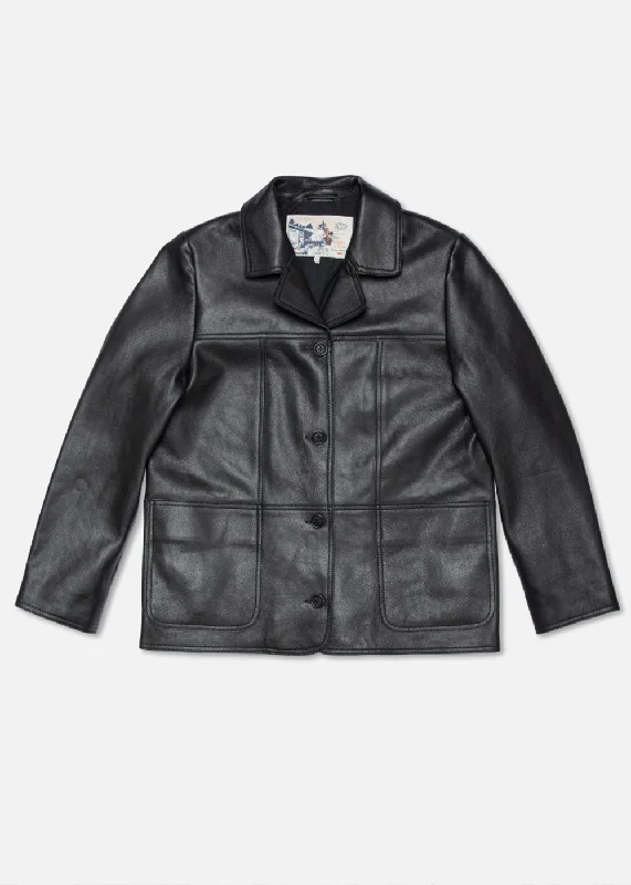 Saga Leather Blazer