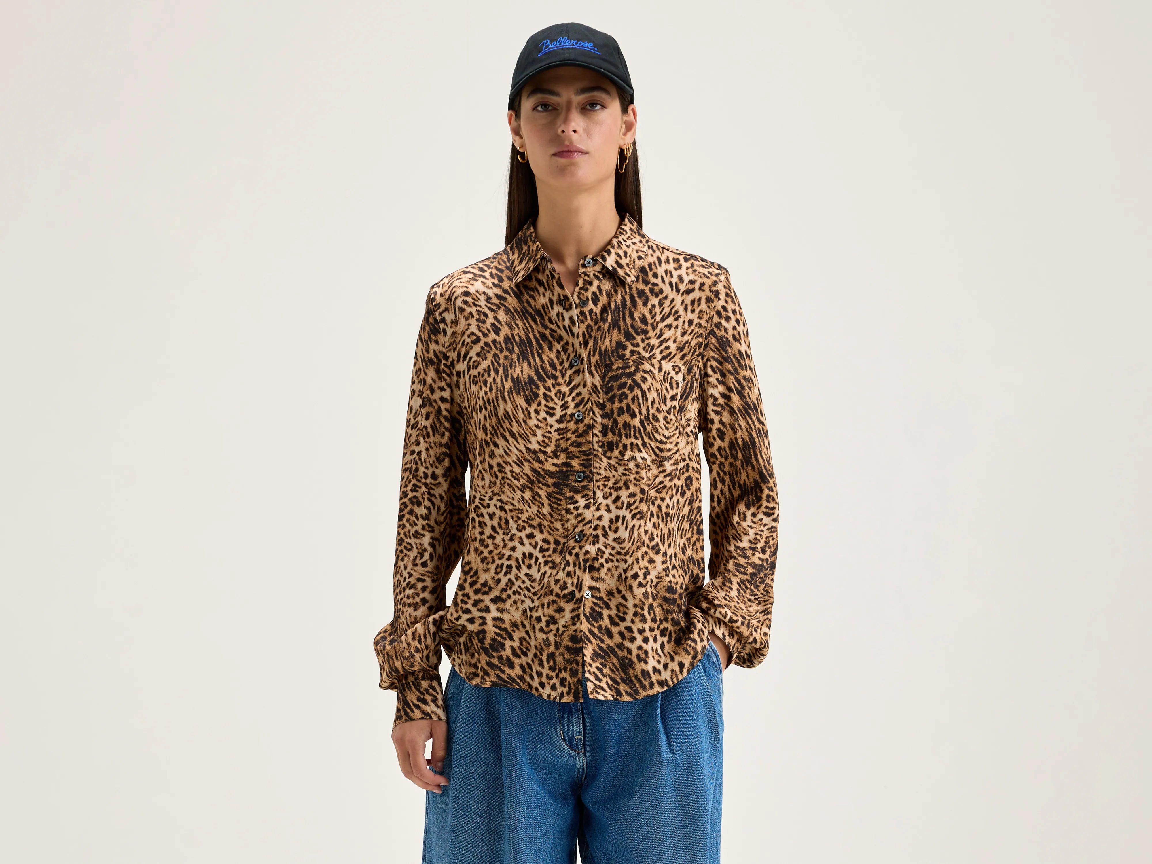 Pekin leopard shirt (242 / W / DISPLAY B)