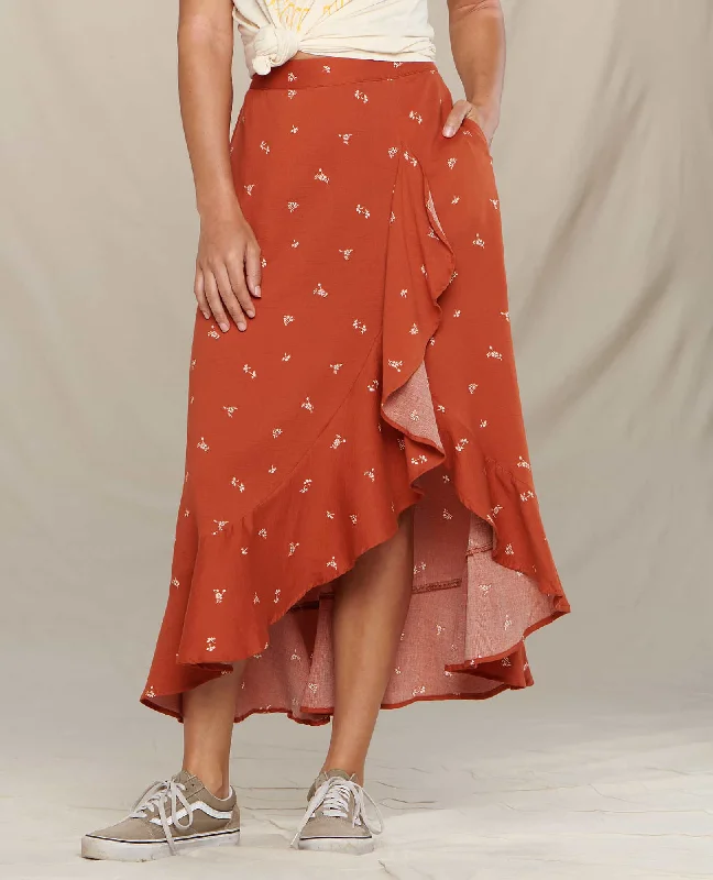 Manzana Ruffle Maxi Skirt