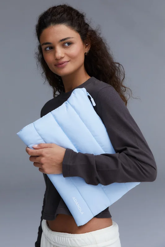 Puffer Laptop Cover - Powder Blue