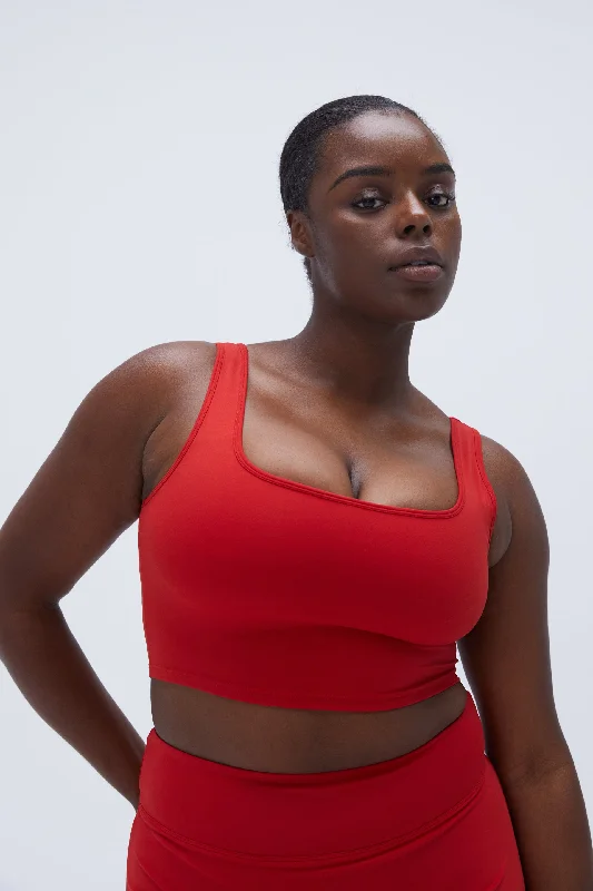 Ultimate Square Neck Bra - Classic Red