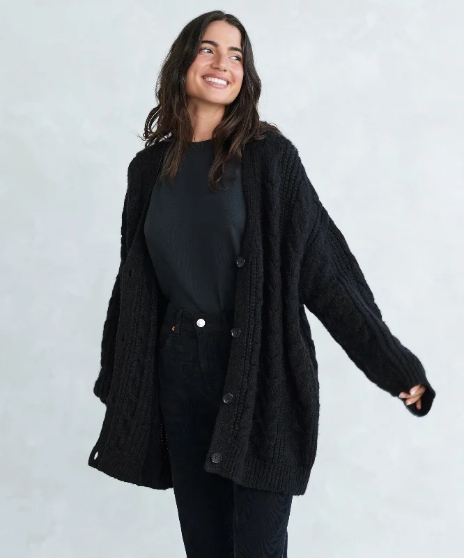 Cable Cocoon Cardigan