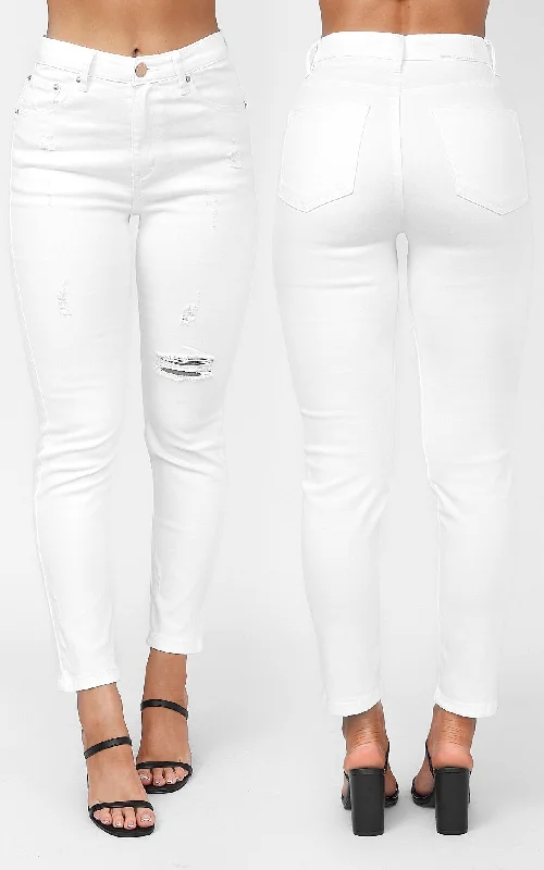 Elliot Jeans - White