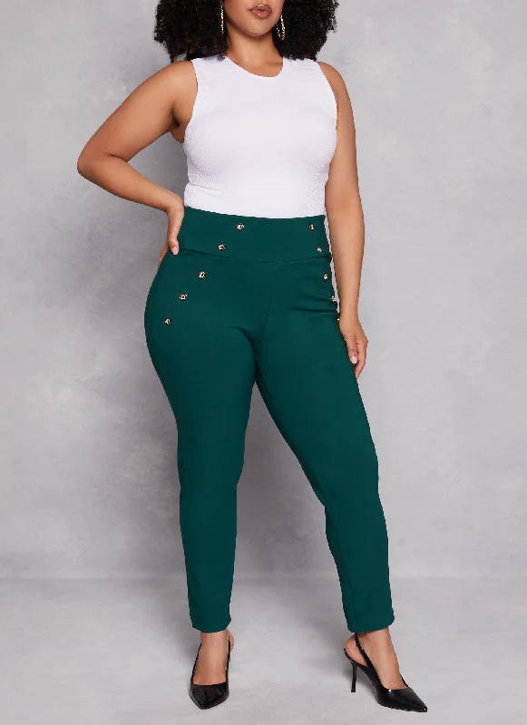 Plus Size Scuba Sailor Pants