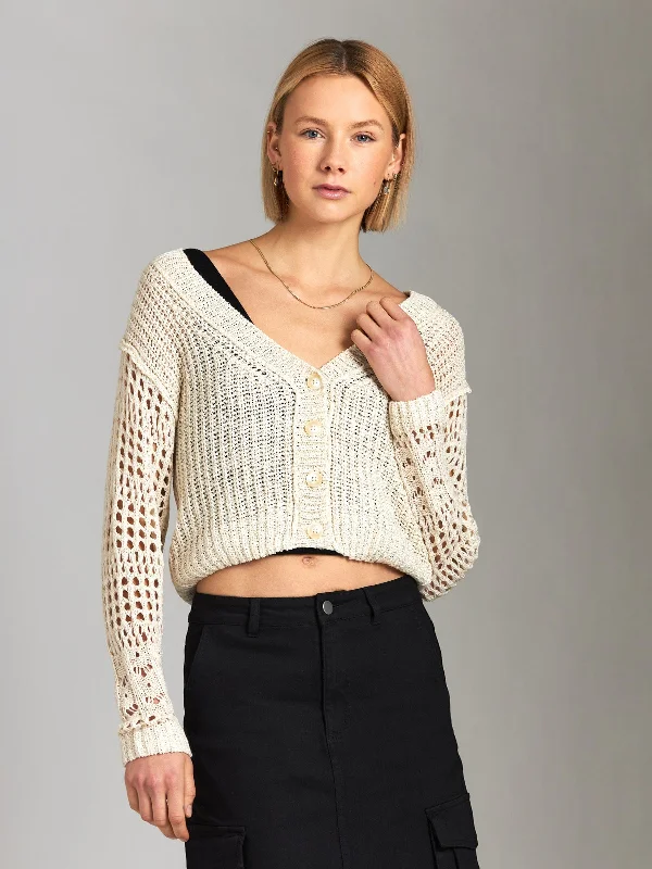 Devin Open Knit Cardigan