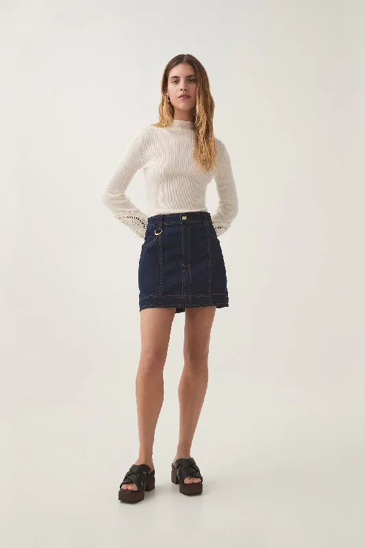 Resonance Denim Mini Skirt