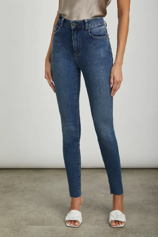 LARCHMONT SKINNY - HIGH RISE SKINNY - BALTIC BLUE