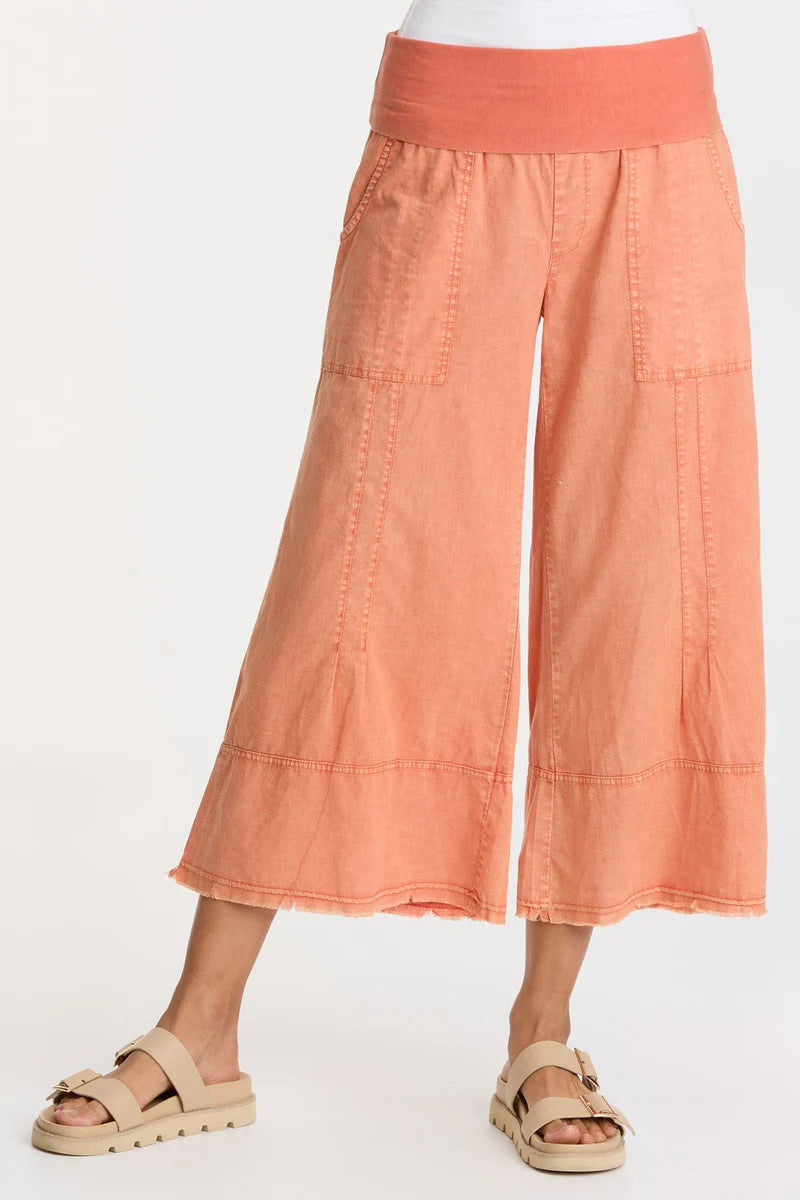 Garni Crop - Distress Wash Afterglow