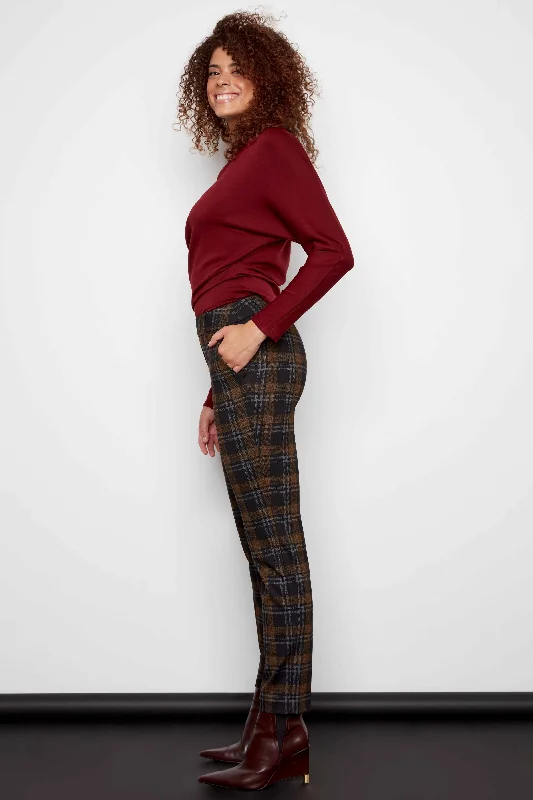 ILTM - Scottie Baltimore Plaid Ponte Full Length Pant