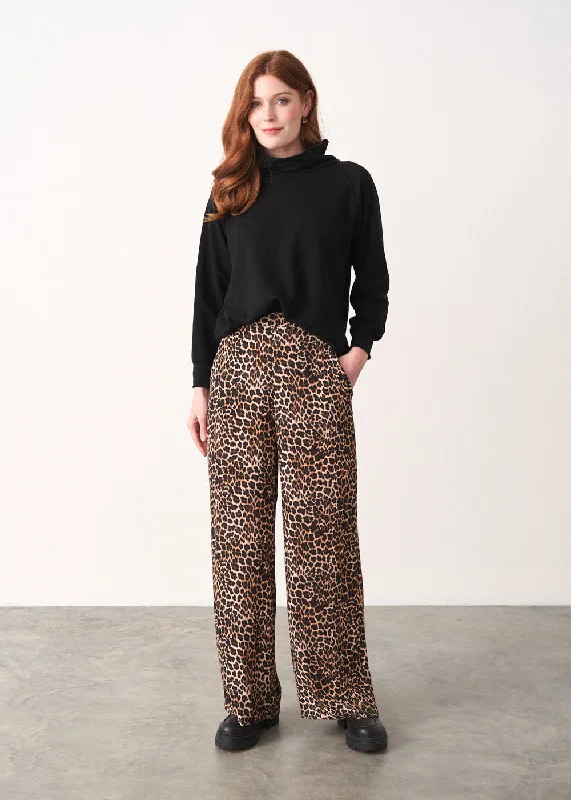 KIKI LEOPARD PRINT TROUSER