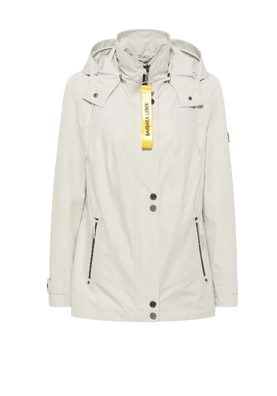 Barbara Lebek Sporty Wind & Weather Jacket, Stone