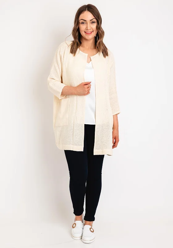 Masai Jarmis Textured Cardigan, Whitecap