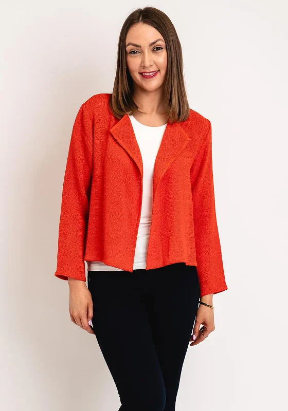 Masai Julitta Boucle Short Open Jacket, Orange