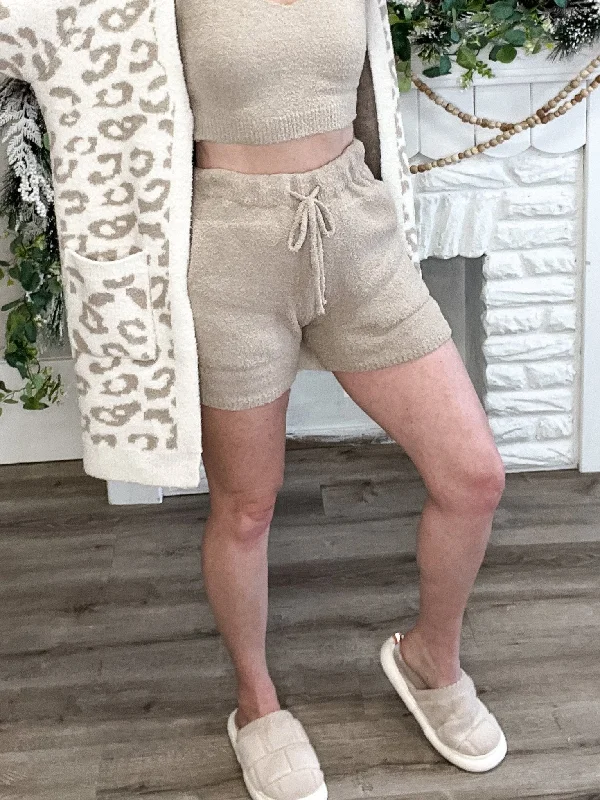 Shorts with Pocket- Beige