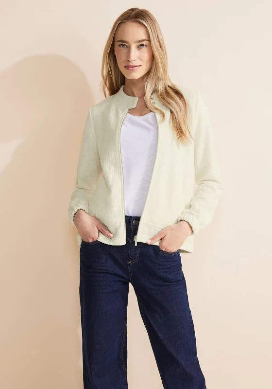 Street One Lightweight Knit Jacket, White