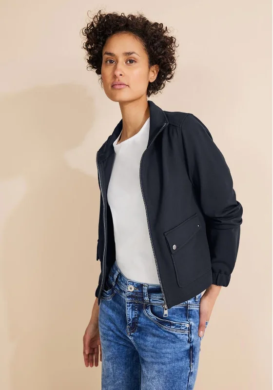 Street One Loose Fit Jacket, Navy